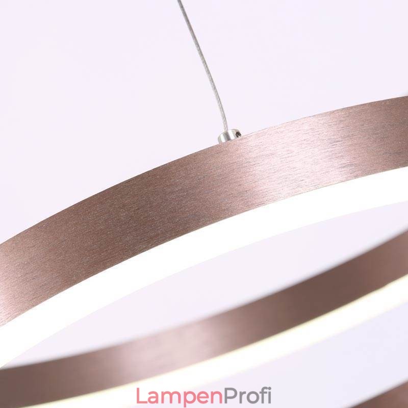 Pendelleuchte Zeichnung Handwerk 3 Ringe Lampe 80+60+40cm