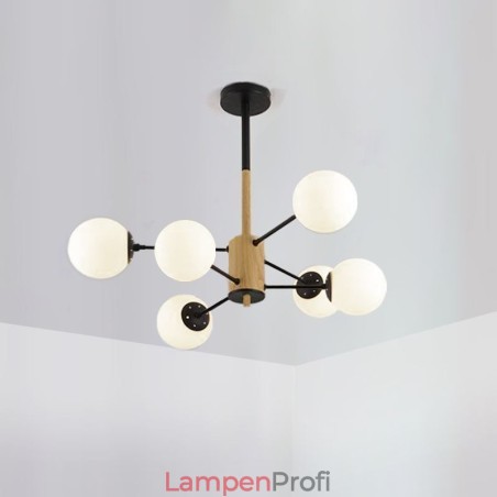 Magic Bean Pendelleuchte Kreative nordische Holzleuchte