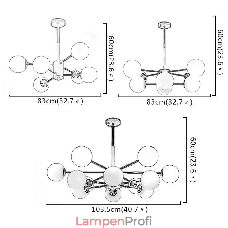 Magic Bean Pendelleuchte Kreative nordische Holzleuchte