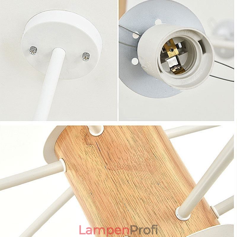 Magic Bean Pendelleuchte Kreative nordische Holzleuchte