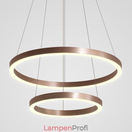 Pendelleuchte Zeichnung Handwerk 2 Ringe Lampe 60+40cm Pendelleuchte Zeichnung Handwerk 2 Ringe Lampe 60+40cm