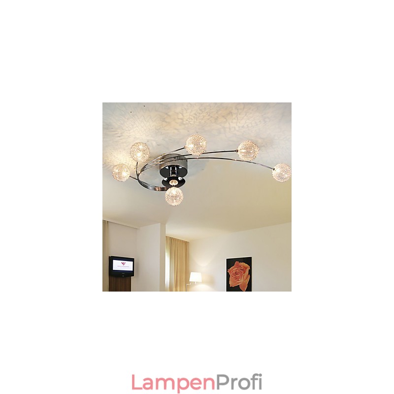 Deckenleuchte Modern Living Leuchtmittel inklusive 6 Lichter