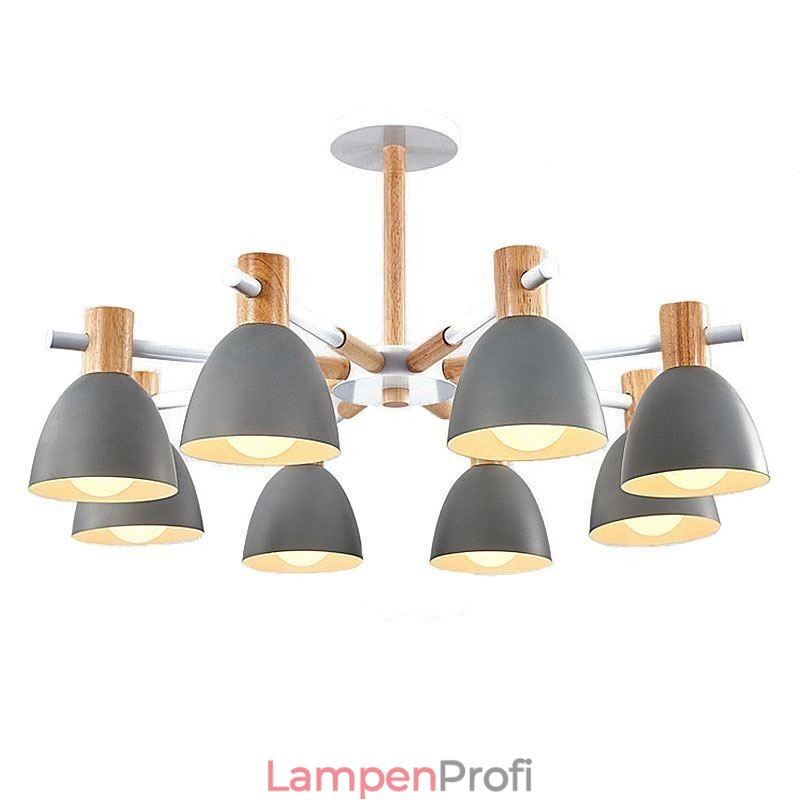 Moderne einfache Macaron Pendelleuchte kreative Holzbeleuchtung