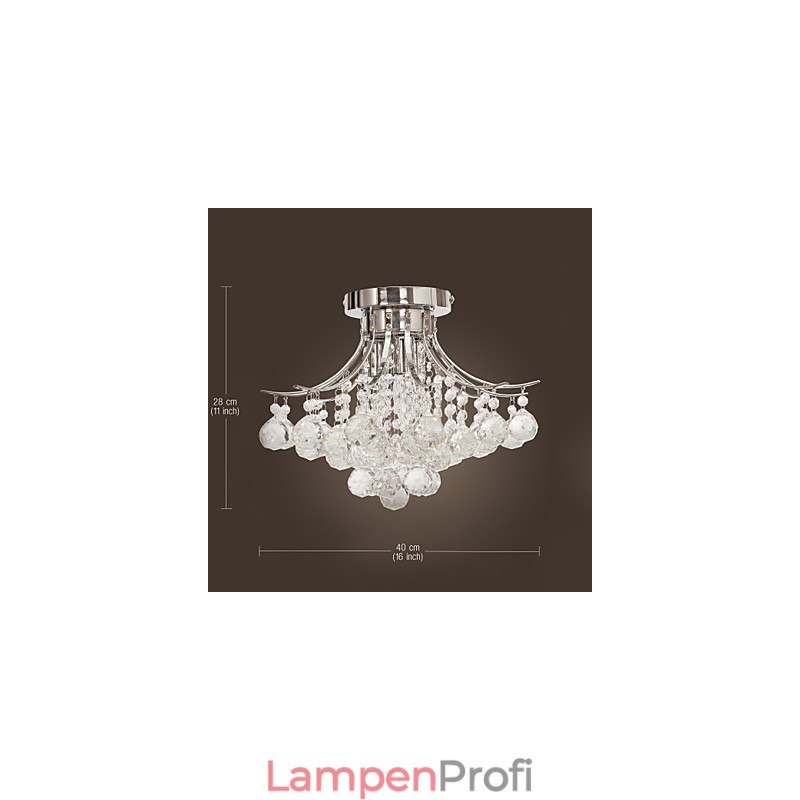 Kronleuchter Modern Kristall 3 Lichter