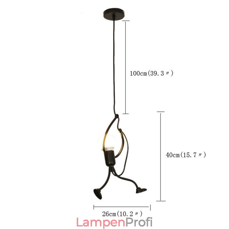 Moderne einfache Pendelleuchte Little Man Shape Lampe kreatives Licht