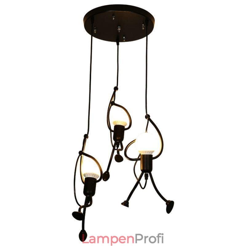 Moderne Pendelleuchte Kreative Lampe in Form eines kleinen Mannes Individuelle Beleuchtung für Zuhause