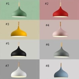 Moderne Pendelleuchte Aluminium Macaron Lampe Home Einstellbare Licht
