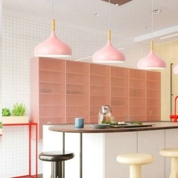 Moderne Pendelleuchte Aluminium Macaron Lampe Home Einstellbare Licht