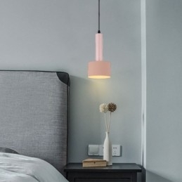 Moderne einfache Pendelleuchte Zylinderform Lampe Aluminium Beleuchtung Licht