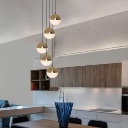 Nordic Cluster Pendelleuchte Kreative Kreisform Lampe Beleuchtung