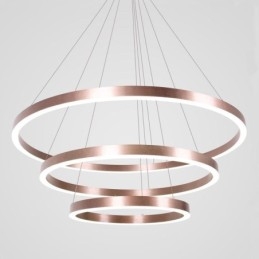 Pendelleuchte Zeichnung Handwerk 3 Ringe Lampe 80+60+40cm