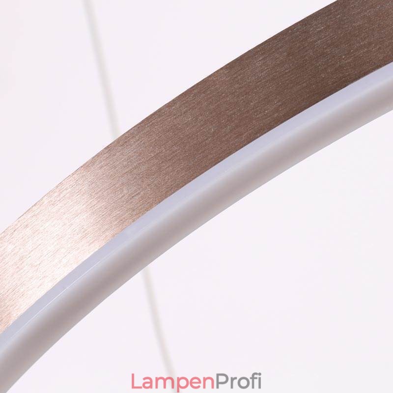 Pendelleuchte Zeichnung Handwerk 2 Ringe Lampe 60+40cm