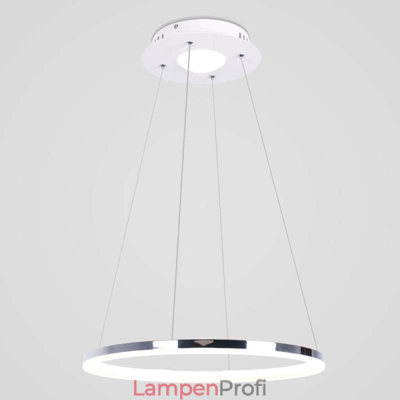 Moderne Pendelleuchte Acryl Kreis Lampe 40cm