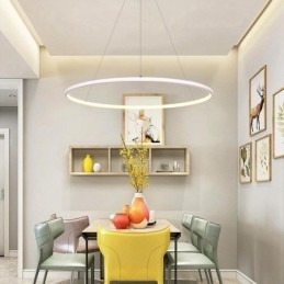 Moderne Pendelleuchte Kreislampe 60cm 80cm