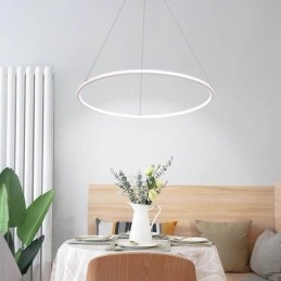 Moderne Pendelleuchte Kreislampe 60cm 80cm