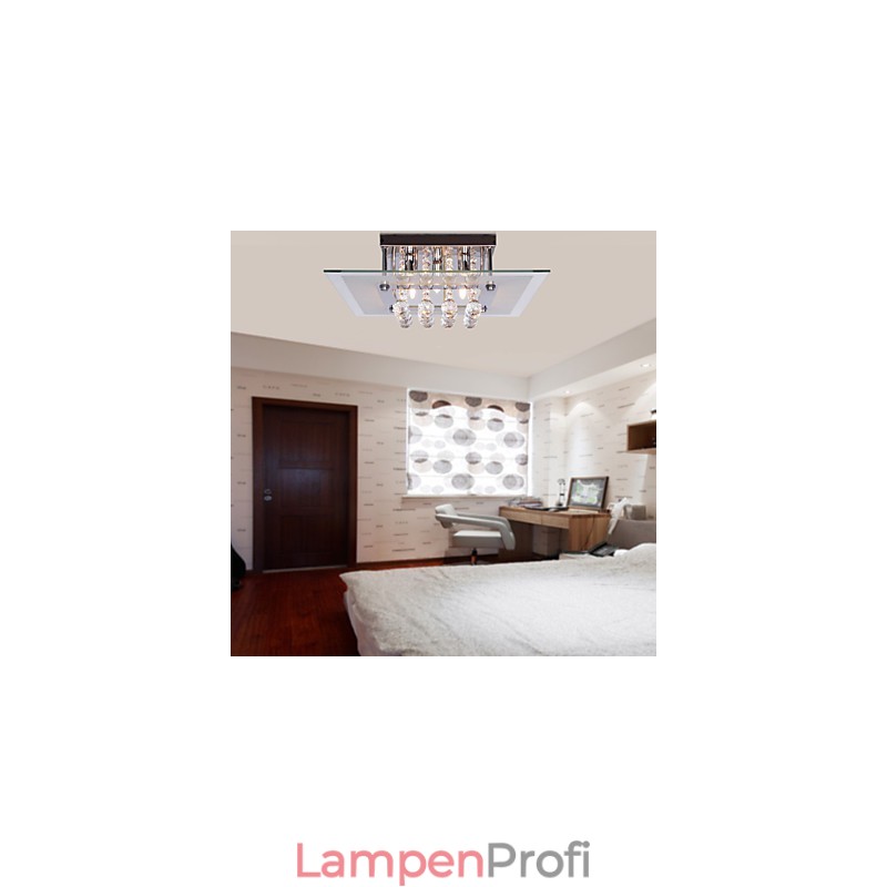 Deckenleuchte Modern Crystal Living 5 Lichter