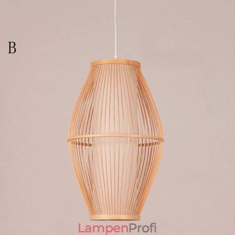 Klassische handgefertigte Bambus-Pendelleuchte