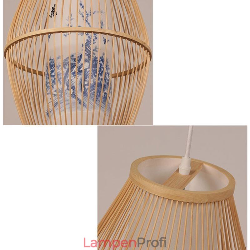 Klassische handgefertigte Bambus-Pendelleuchte