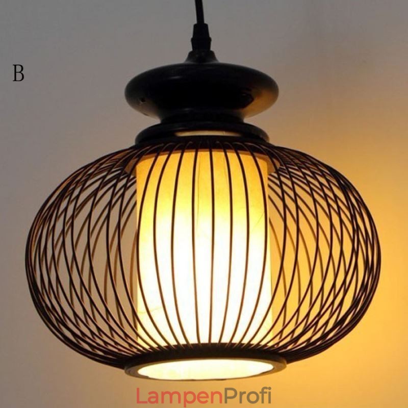 Nordische exquisite Bambus-Pendelleuchte