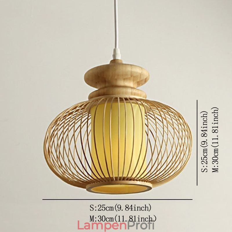 Nordische exquisite Bambus-Pendelleuchte