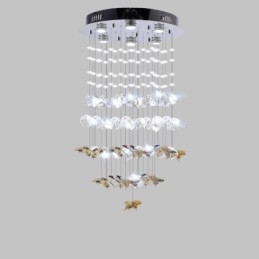 Nordische Pendelleuchte Kreative Schmetterlingsglas-Pendelleuchte