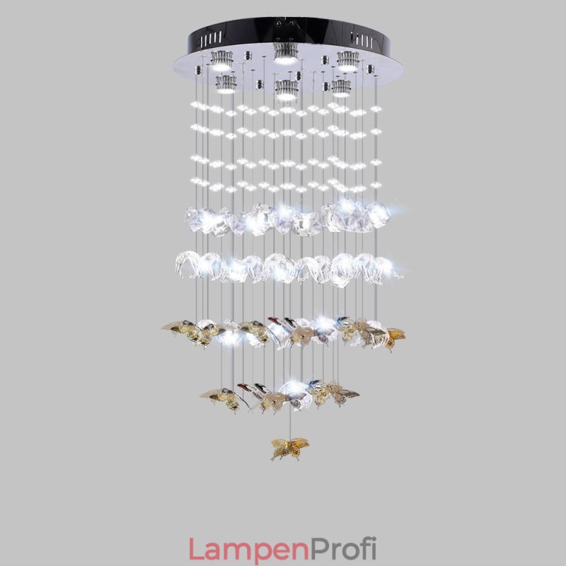 Nordische Pendelleuchte Kreative Schmetterlingsglas-Pendelleuchte