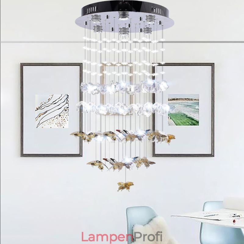 Nordische Pendelleuchte Kreative Schmetterlingsglas-Pendelleuchte