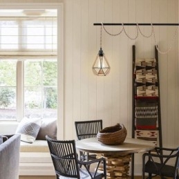 Retro Pendelleuchte Hanfseil Deckenleuchte 5M Hängedraht