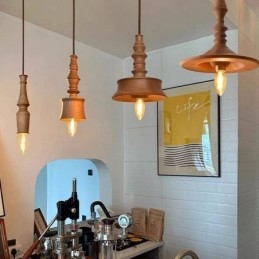 Gummibaumholz Pendelleuchte Ins Vintage Hängeleuchte