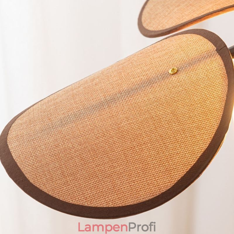 Nordische Pendelleuchte Wabi Sabi Stil Stoff Lampenschirm Dekorative Deckenleuchte