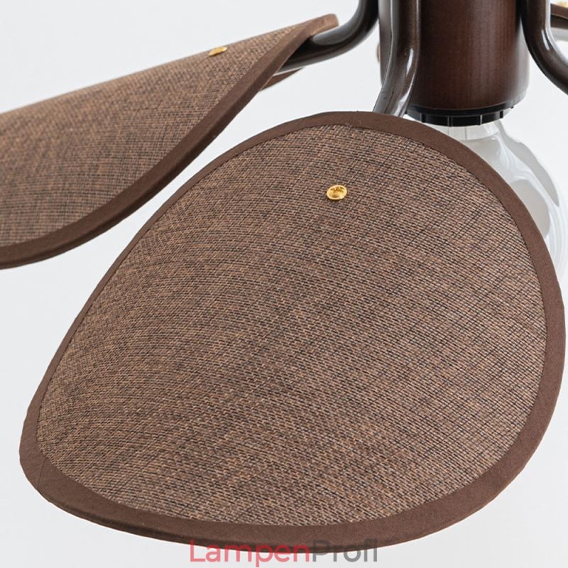 Nordische Pendelleuchte Wabi Sabi Stil Stoff Lampenschirm Dekorative Deckenleuchte
