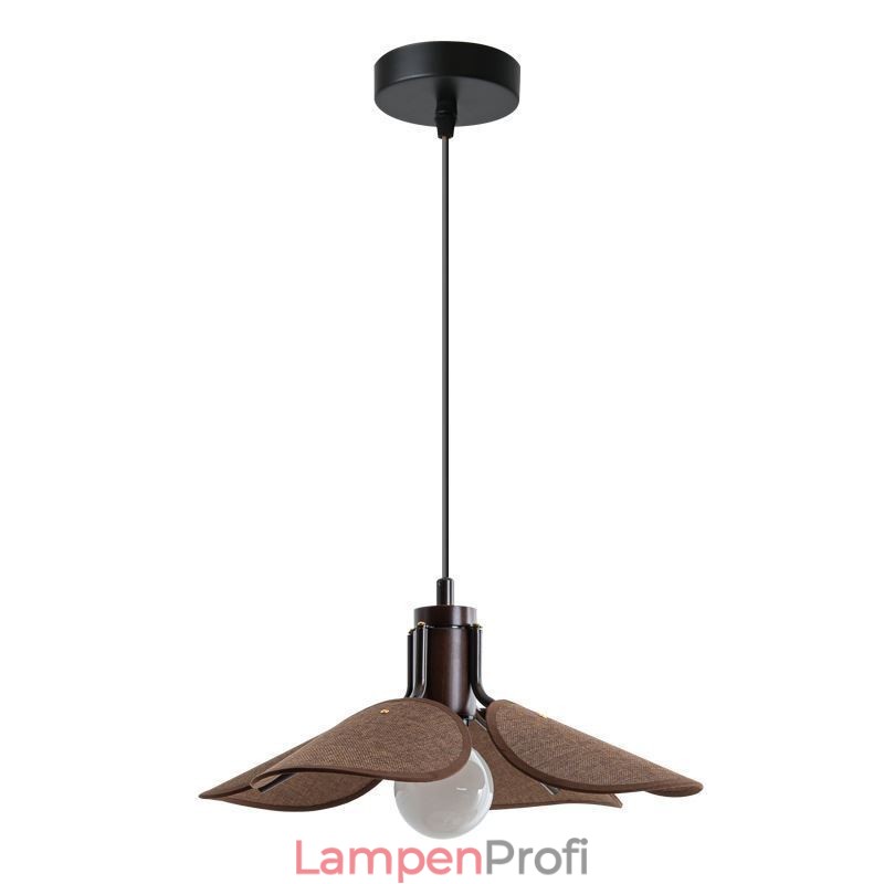 Nordische Pendelleuchte Wabi Sabi Stil Stoff Lampenschirm Dekorative Deckenleuchte