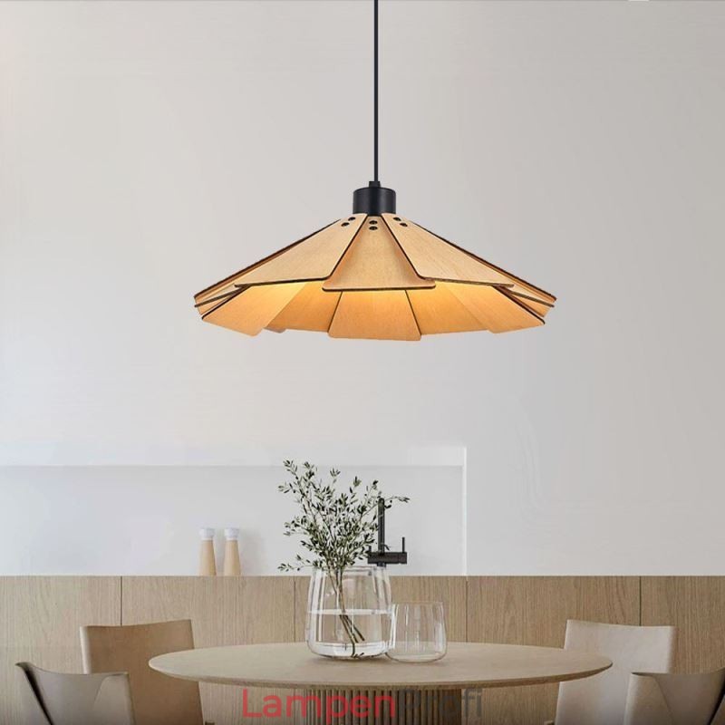 Pendelleuchte Kreative Retro Holz Deckenleuchte