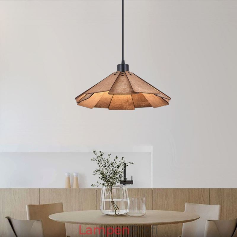 Retro Pendelleuchte Kreative Holz Deckenleuchte
