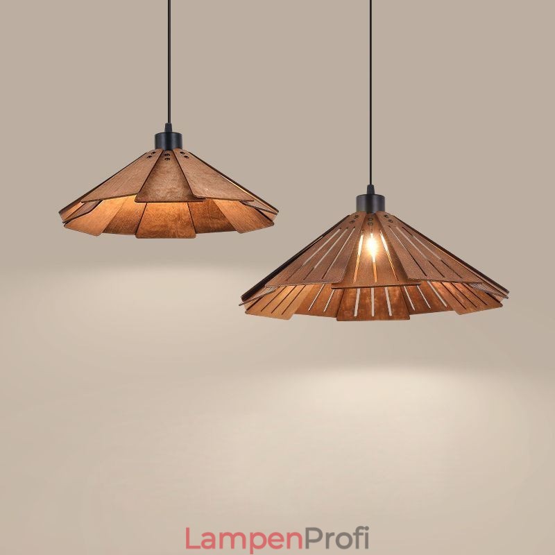 Retro Pendelleuchte Kreative Holz Deckenleuchte