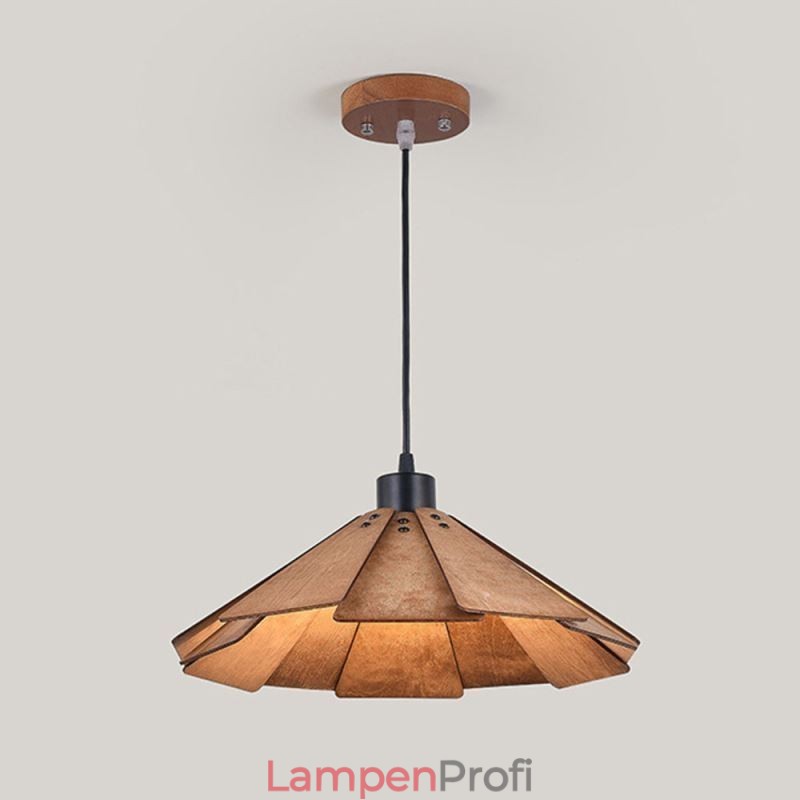 Retro Pendelleuchte Kreative Holz Deckenleuchte