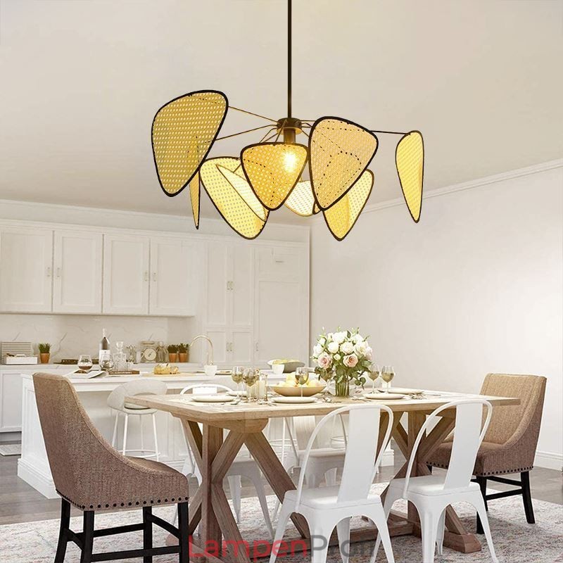 Pendelleuchte Natürliche einfache handgewebte Deckenlampe