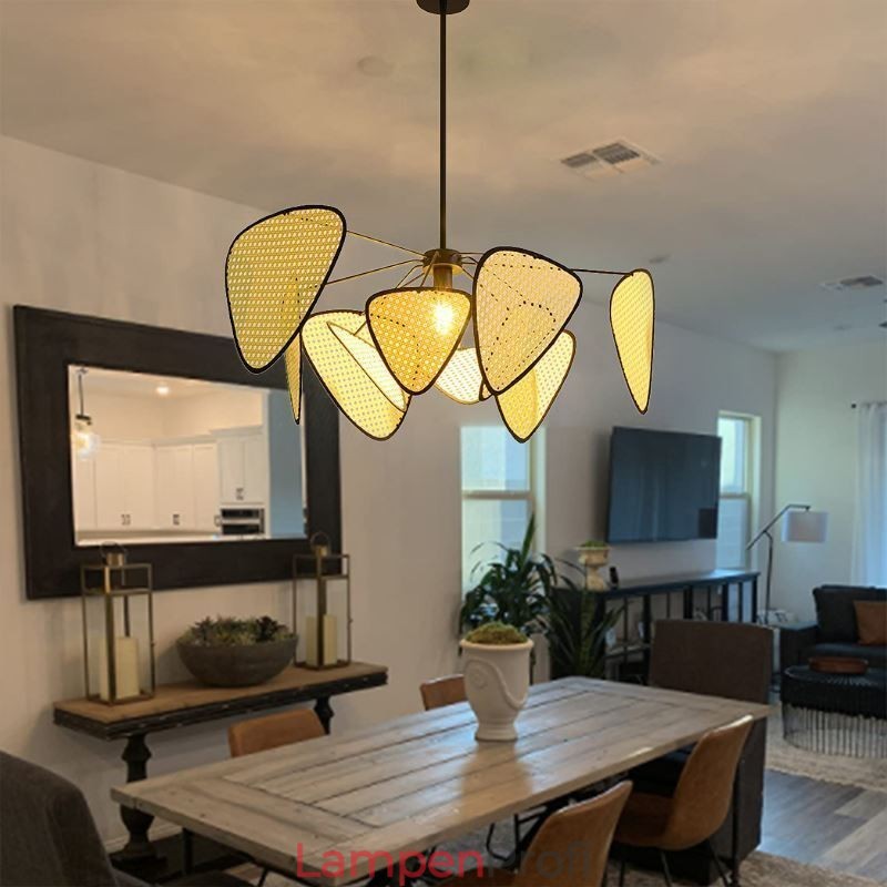 Pendelleuchte Natürliche einfache handgewebte Deckenlampe