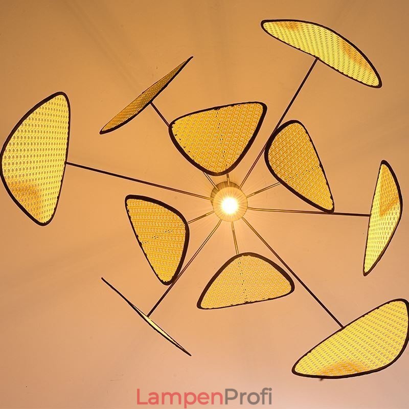 Pendelleuchte Natürliche einfache handgewebte Deckenlampe