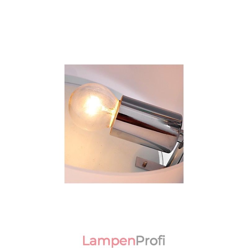 Moderne zeitgenössische Chrom Metall Kronleuchter Unterputz