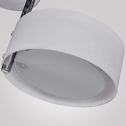 Moderne zeitgenössische Chrom Metall Kronleuchter Unterputz