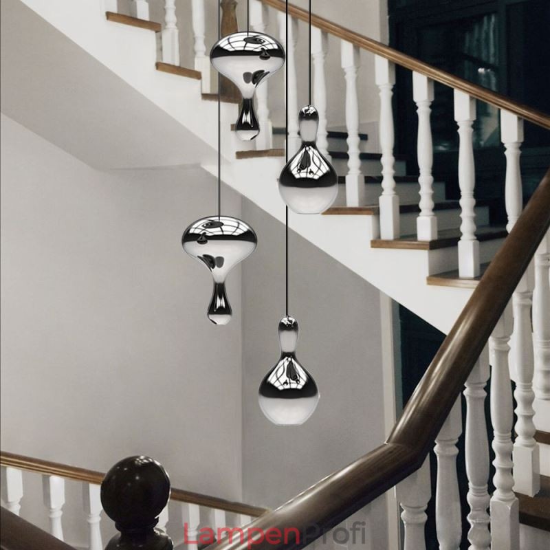 Kreative Pendelleuchte Moderne einfache galvanisierte Glas kleine Deckenleuchte