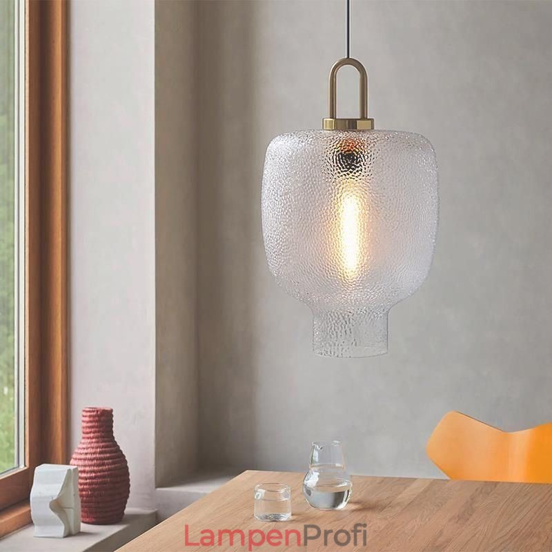 Milchglas Pendelleuchte Moderne minimalistische Schmiedeeisen Deckenleuchte