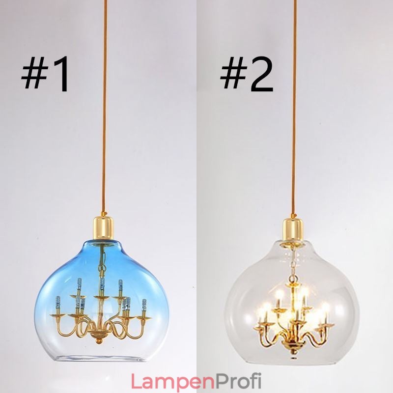 Glas Pendelleuchte Moderne Minimalistische Schmiedeeisen Deckenleuchte 9 Lichter