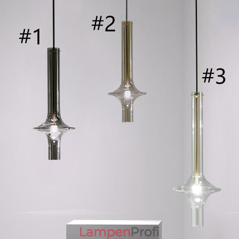 Glasröhre Pendelleuchte Moderne minimalistische Schmiedeeisen Deckenleuchte