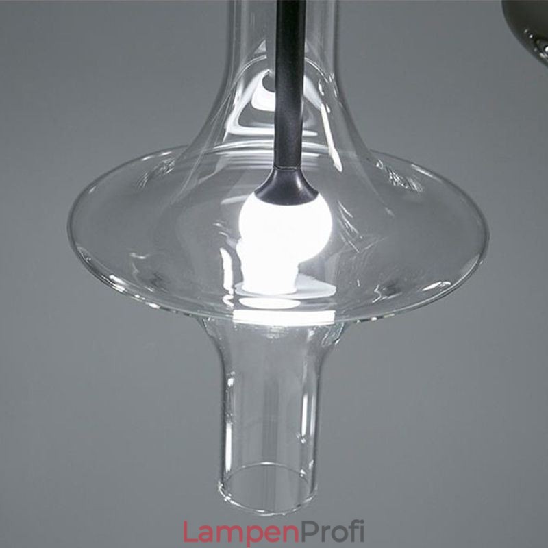 Glasröhre Pendelleuchte Moderne minimalistische Schmiedeeisen Deckenleuchte