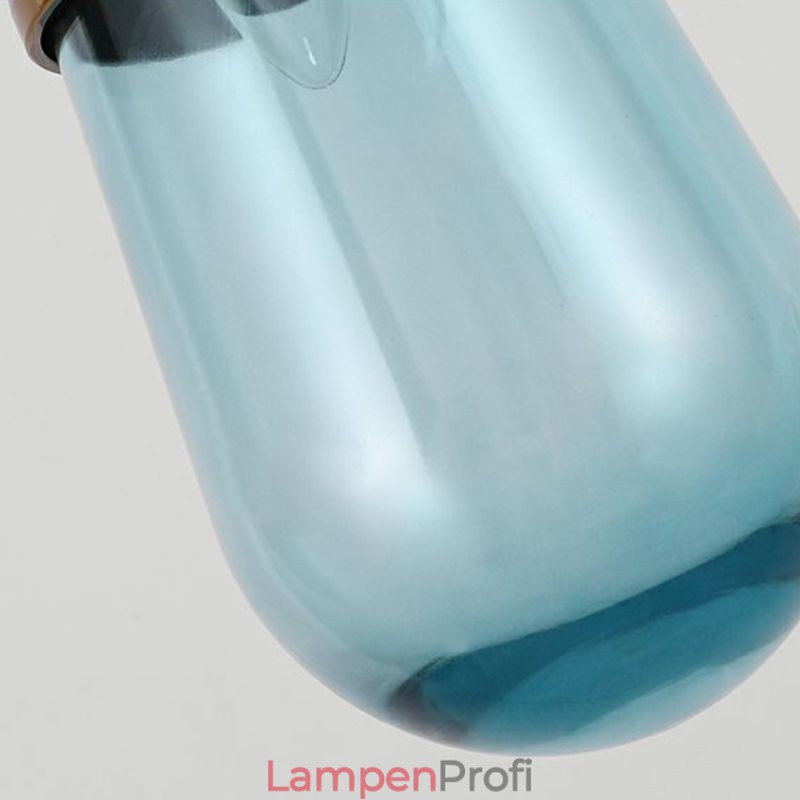 Wassertropfen Glas Pendelleuchte Moderne minimalistische Schmiedeeisen kleine Deckenleuchte