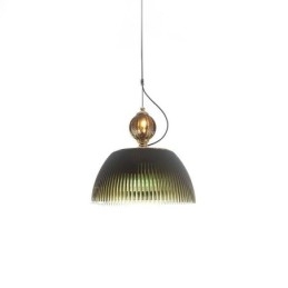 Faltenrock Glas Pendelleuchte Moderne minimalistische Schmiedeeisen kleine Deckenleuchte