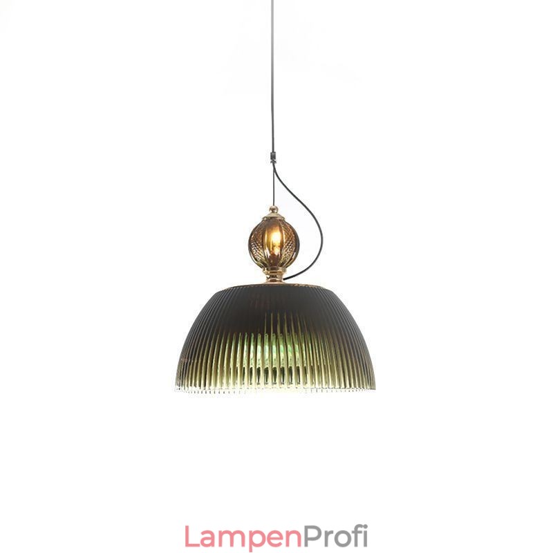 Faltenrock Glas Pendelleuchte Moderne minimalistische Schmiedeeisen kleine Deckenleuchte