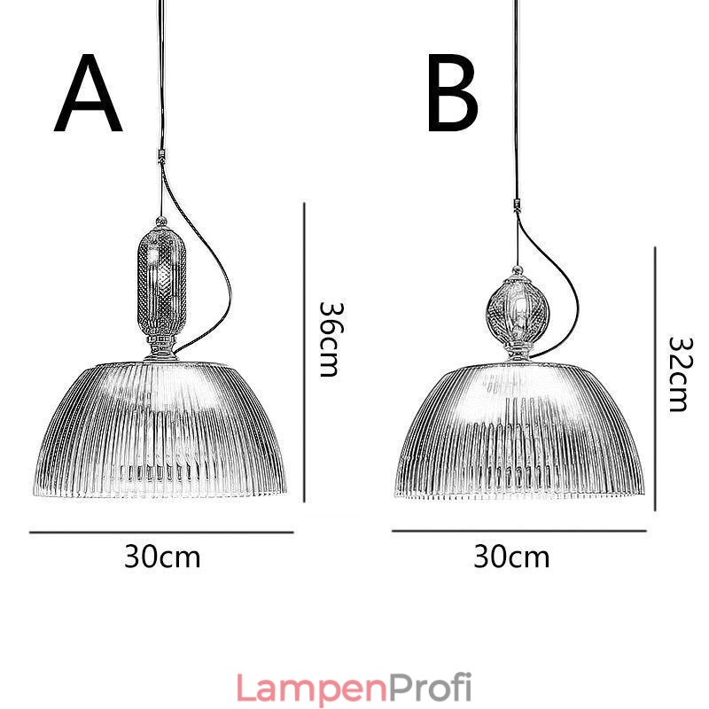 Faltenrock Glas Pendelleuchte Moderne minimalistische Schmiedeeisen kleine Deckenleuchte
